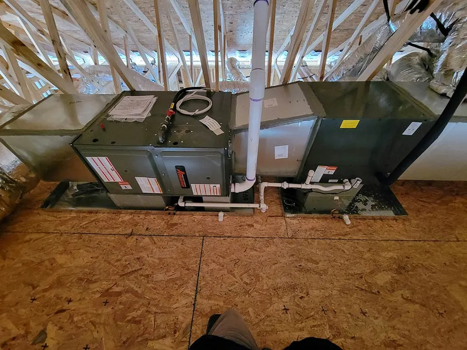 Ductless mini-split installed in a Triangle-area home